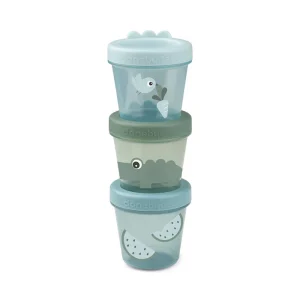Contenedores porta alimentos 3-pack Croco
