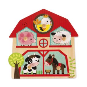 Puzle Encajable Musical "Animales de la granja"