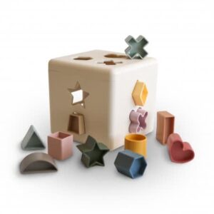 Cubo Didáctico con Figuras Geométricas